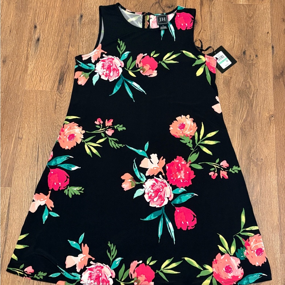 Floral Black Women’s Dress NWT